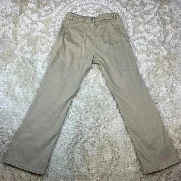 Women's Bestow UM Khaki Tan Jeans Size 14 Straight Bootcut - Picture 5 of 10